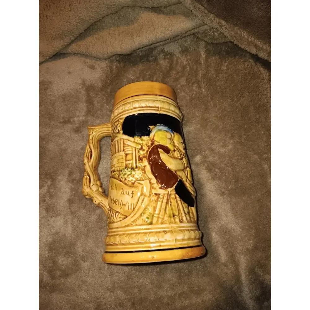Vintage German Beer Stein Mug Excellent Condition Neat Piece